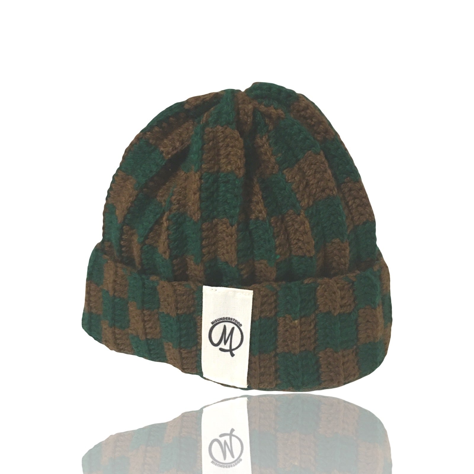 Crocheted Beanies (Green & Brown)