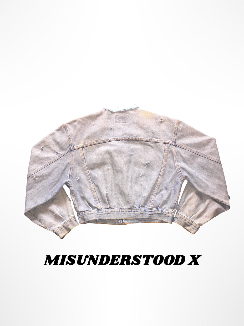 Denim holes jacket